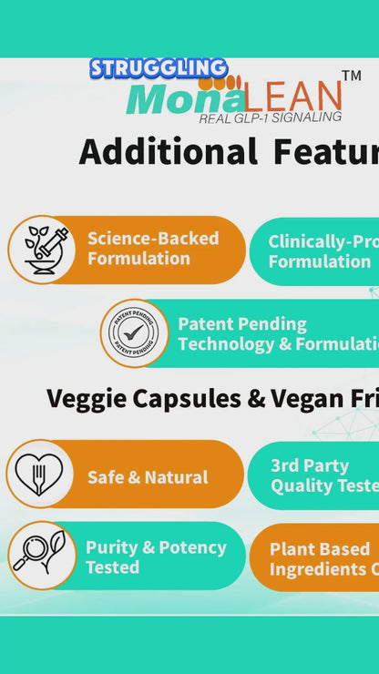 MonaLean™ | 植物性 GLP-1 信号补充剂，用于减脂、减重和控制血糖